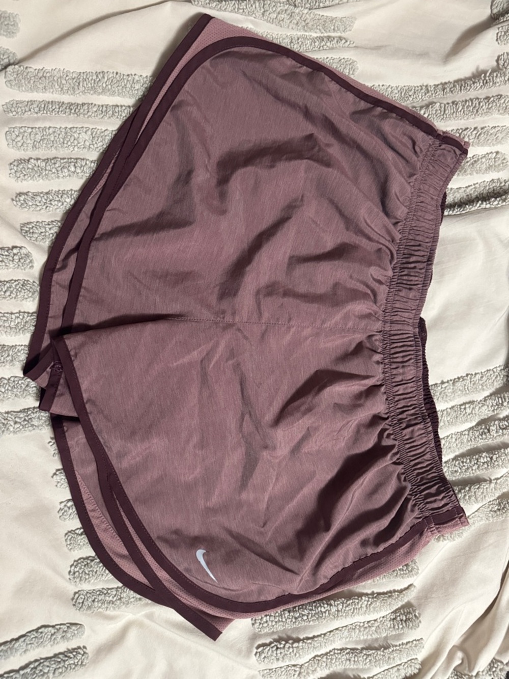 Nike Mauve/Purple Running Shorts with Dark Trim